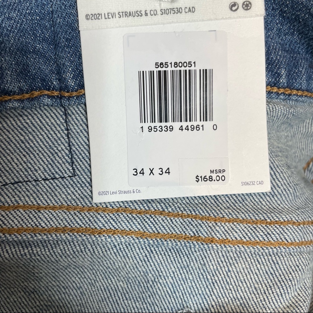 LEVI'S Made & Crafted 502 Selvedge Denim Taper Jeans -Tencel X Refibra- - Picture 16 of 16